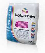 Pintura al agua x 4kg kolormax