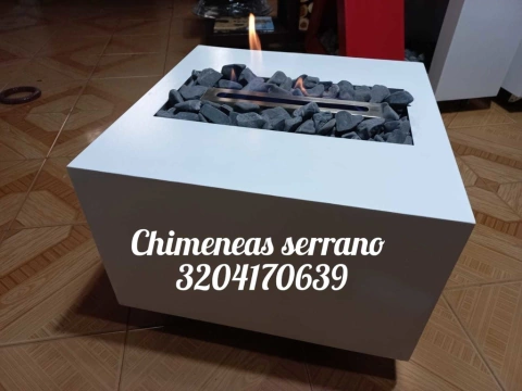 chimenea bioetanol mesa de centro ref 124 (DISPONIBLE)