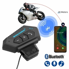 Fone de Ouvido Intercomunicador Bluetooth P/Moto Capacete - comprar online
