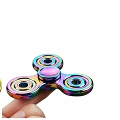 Fidget Hand Spinner Anti Stress Metal Multicolorido Os Raros - loja online
