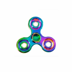 Fidget Hand Spinner Anti Stress Metal Multicolorido Os Raros - Nautapoint