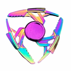 Fidget Hand Spinner Anti Stress Metal Multicolorido Os Raros - loja online