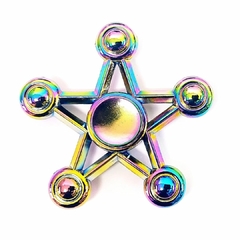 Fidget Hand Spinner Anti Stress Metal Multicolorido Os Raros - comprar online