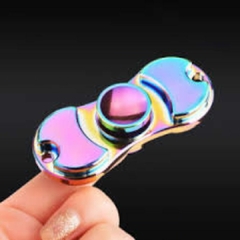 Fidget Hand Spinner Anti Stress Metal Multicolorido Os Raros