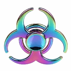 Fidget Hand Spinner Anti Stress Metal Multicolorido Os Raros - loja online
