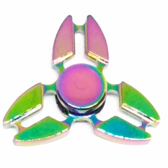 Fidget Hand Spinner Anti Stress Metal Multicolorido Os Raros - Nautapoint