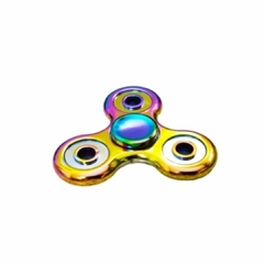 Fidget Hand Spinner Anti Stress Metal Multicolorido Os Raros