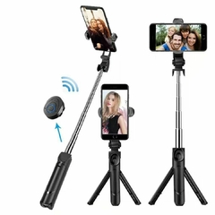 Pau De Selfie Tripé P/celular Controle Bluetooth Extensível na internet