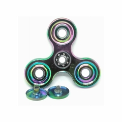 Imagem do Fidget Hand Spinner Anti Stress Metal Multicolorido Os Raros