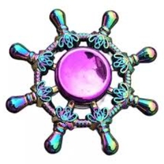 Fidget Hand Spinner Anti Stress Metal Multicolorido Os Raros - loja online