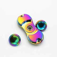 Fidget Hand Spinner Anti Stress Metal Multicolorido Os Raros na internet