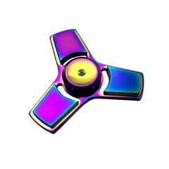 Fidget Hand Spinner Anti Stress Metal Multicolorido Os Raros na internet