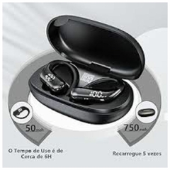 Fone De Ouvido Sem Fio Tws Condução Óssea Bluetooth