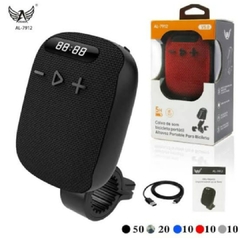Caixa De Som Bluetooth Bicicleta Moto Com Suporte De Guidão - Nautapoint