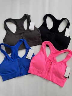 Corpiño deportivo cierre - tienda online