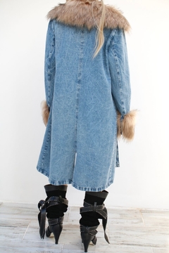 Maxi Trench Dora Denim en internet