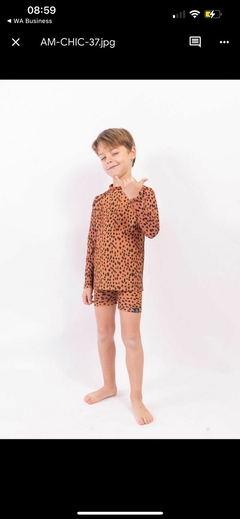 Remera Uv Upf50+ Mangas Largas Niños Niñas Negra Chita - Narita