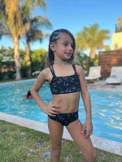 Bombacha Traje De Baño Niña Uv Upf50+ Cherry