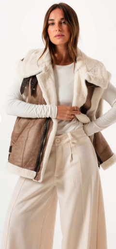 Chaleco Gamulan Pinterest Beige en internet