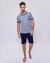 E1938 - PIJAMA M-C CUELLO O JERSEY DE ALGODON EYELIT