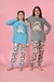 LX25953C - PIJAMA NENA GATITO ANIMAL PRINT LENCATEX T.4-8 - comprar online