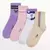 FY0020 - MEDIA DAMA CASUAL 1-3 CAÑA PUÑO MORLEY ESTAMPADA FLOYD