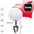 PLUG ANAL MEDIUM COLITA DE CONEJO POMPON BLANCA (AC70381)