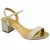 Vizzano salto baixo Dourada - comprar online