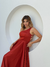 Vestido Princesa costa Aberta crepe acetinado na internet