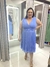 vestido midi plissado - comprar online