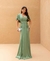 vestido com manga malha - loja online