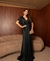 vestido com manga malha - comprar online