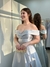 Vestido zibeline ombro a ombro na internet