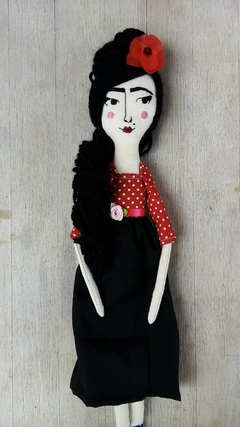 Boneca Amy Winehouse de Tecido