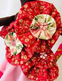 Boneca Artesanal Sinhá Rosa Clara - Bendito Fruto