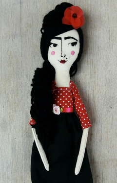 Boneca Amy Winehouse de Tecido - comprar online