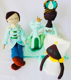 Boneca A Princesa e o Sapo Artesanal