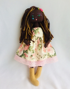 Imagem do Boneca Artesanal Negra Piquenique Encantado