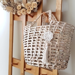 Canasta de palma - HEBE - comprar online