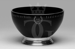 Ensaladera Cristal con Pie Bajo - Guarda Golf y Logo