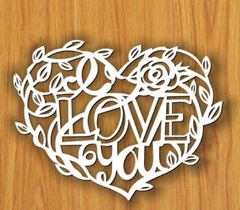 LOVE 3 10 X 13 CM
