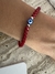 Pulsera cristal roja con ojo - comprar online