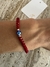Pulsera cristal roja con ojo
