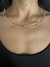 Choker rígido cruzado gold