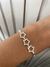 Pulsera tres Estrellas huecas