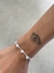 Pulsera tres corazones blanco