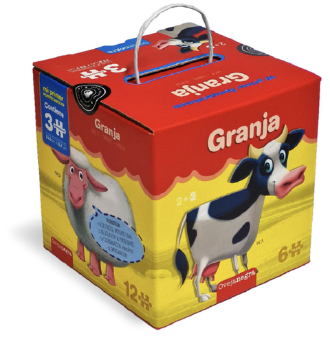 Rompecabezas la granja 6,9,12-OVEJANEGRA-