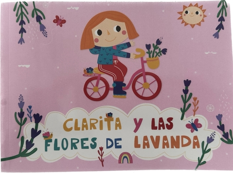 Clarita y las flores de lavanda