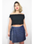 Saia jeans transpassada Júlia - comprar online