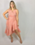Vestido vichy transpassado Lara - MARIA BELLA STORE